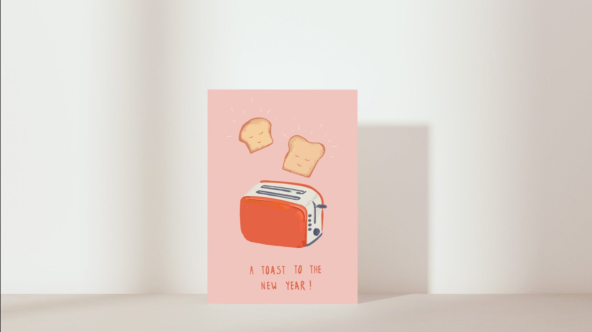 Toast popping out of toaster