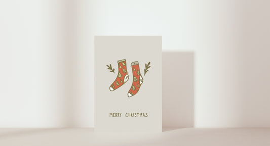 Christmas Stockings with Christmas Tree print